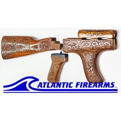Khyber Pass Engraved AKM Dong Stock Set 4