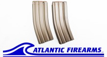 AR15 Magazine 30Rd Steel 5.56/.223 FDE 2-Pack