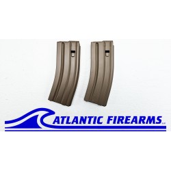 AR15 Magazine 30Rd Steel 5.56/.223 FDE 2-Pack