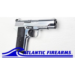 Zastava M88 9mm-Brushed Chrome-Black Grip