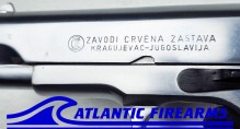 Zastava M88 9mm-Brushed Chrome-Black Grip