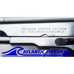 Zastava M88 9mm-Brushed Chrome-Black Grip