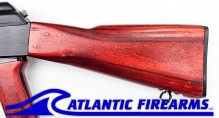 AK47 Classic 7.62x39 Milled Rifle - Red Wood - WBP USA