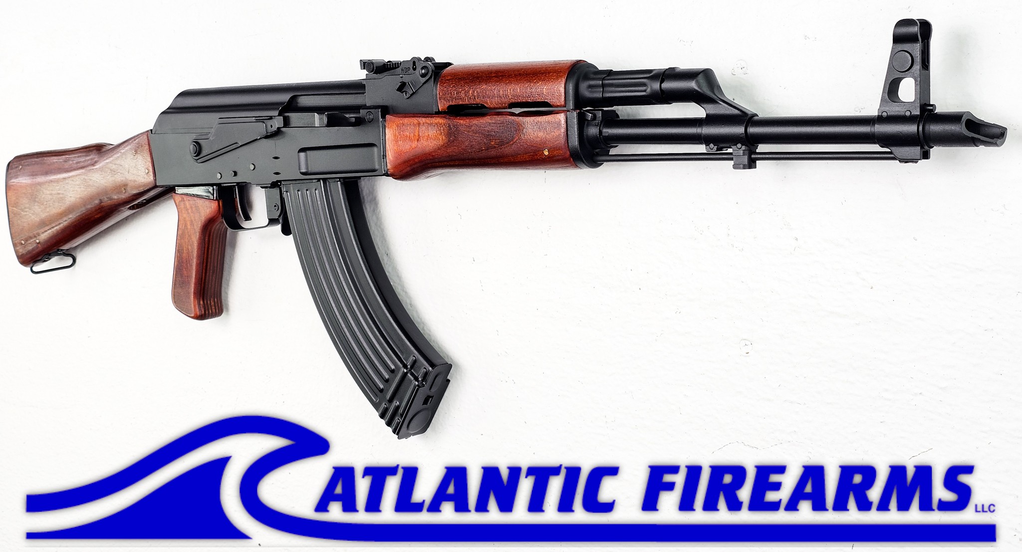 Milled AK47 Rifle 7.62x39 - Amber Wood w/Rail - WBP USA