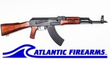 Milled AK47 Rifle 7.62x39 - Amber Wood w/Rail - WBP USA