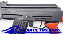 Milled AK47 Rifle 7.62x39 - Amber Wood w/Rail - WBP USA