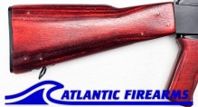 Milled AK47 Rifle 7.62x39 - Red Wood w/Rail - WBP USA