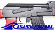 Milled AK47 Rifle 7.62x39 - Red Wood w/Rail - WBP USA