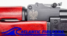 Milled AK47 Rifle 7.62x39 - Red Wood w/Rail - WBP USA