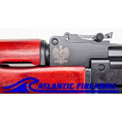 Milled AK47 Rifle 7.62x39 - Red Wood w/Rail - WBP USA