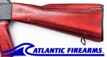 Milled AK47 Rifle 7.62x39 - Red Wood w/Rail - WBP USA
