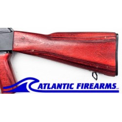Milled AK47 Rifle 7.62x39 - Red Wood w/Rail - WBP USA
