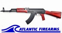 Milled AK47 Rifle 7.62x39 - Red Wood w/Rail - WBP USA