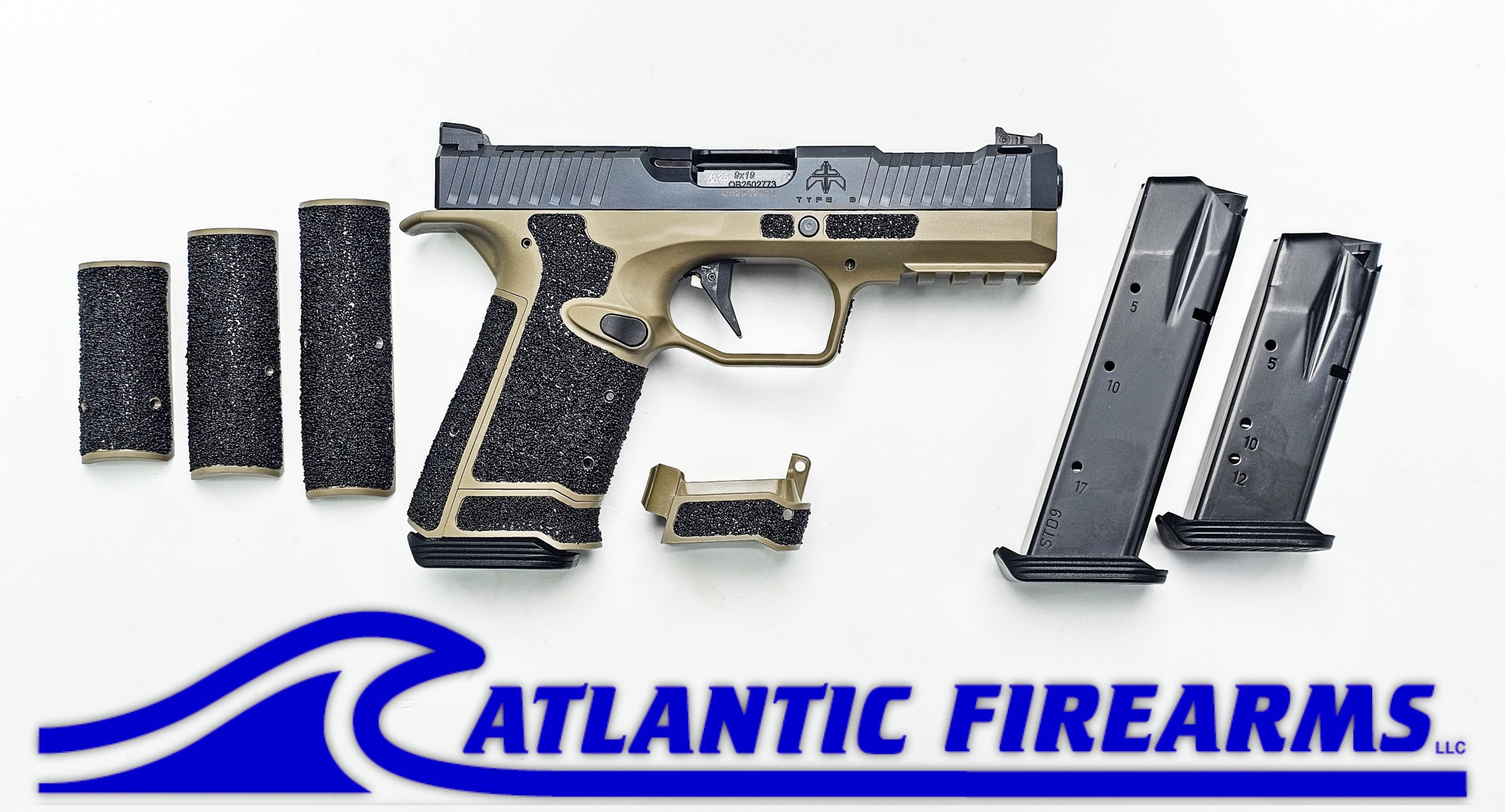 Archon Type B Gen2 9mm Pistol W/ Ported Barrel- FDE