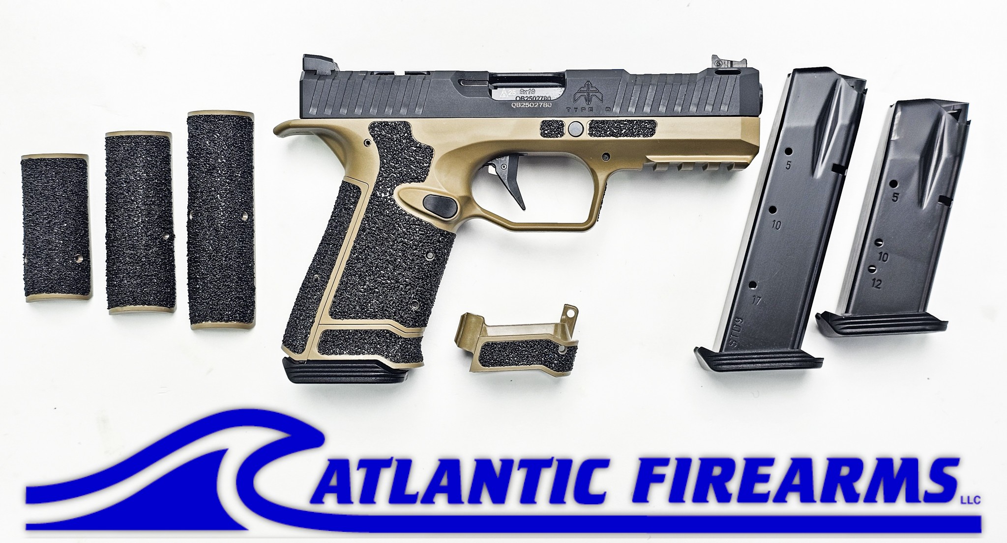 Archon Type B Gen2 9mm Pistol W/ Ported Barrel- Acro FDE