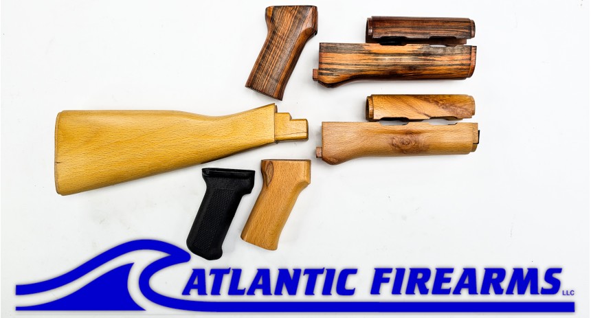 Blem AK-47/ AKM Furniture Stock Set Lot  - Auction