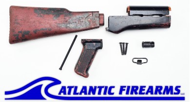 Bulgarian AK-47 Milled Trench Art Stock Set Painted - Auction