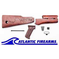 Bulgarian AK-47 Milled Trench Art Stock Set Peace Sign - Auction