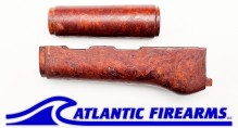 Bulgarian AK-47 Milled Trench Art Stock Set Peace Sign - Auction