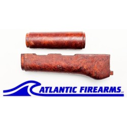 Bulgarian AK-47 Milled Trench Art Stock Set Peace Sign - Auction