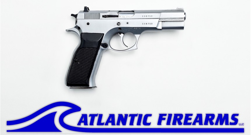 Tanfoglio Combat Shooting COHAI-Silver W/Black Grips