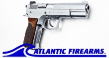 Tanfoglio TA90 Combat Shooting COHAI- Silver W/Wood Grip