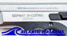 Tanfoglio Combat Shooting COHAI-Silver W/Hogue Grips