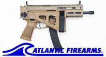 Grand Power Stribog SP9A3 9MM Pistol W/ Brace- FDE