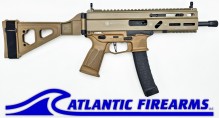 Grand Power Stribog SP9A3 9MM Pistol W/ Brace- FDE