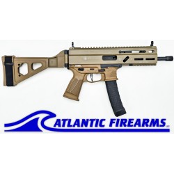 Grand Power Stribog SP9A3 9MM Pistol W/ Brace- FDE