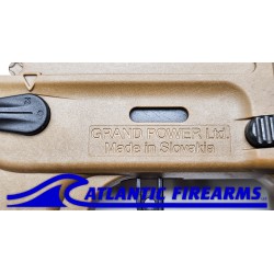 Grand Power Stribog SP9A3 9MM Pistol W/ Brace- FDE