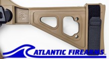 Grand Power Stribog SP9A3 9MM Pistol W/ Brace- FDE