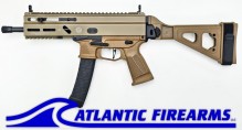Grand Power Stribog SP9A3 9MM Pistol W/ Brace- FDE