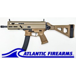 Grand Power Stribog SP9A3 9MM Pistol W/ Brace- FDE