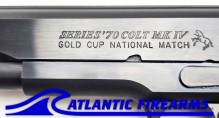 Colt Gold Cup National Match 45 ACP- Shooters Model