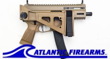 Grand Power Stribog SP9A3S Pistol W/ Brace- FDE