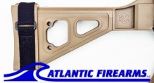 Grand Power Stribog SP9A3S Pistol W/ Brace- FDE