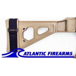 Grand Power Stribog SP9A3S Pistol W/ Brace- FDE