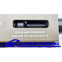 Grand Power Stribog SP9A3S Pistol W/ Brace- FDE