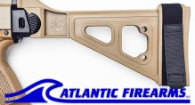 Grand Power Stribog SP9A3S Pistol W/ Brace- FDE