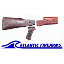 Bulgarian AK-47 Milled Trench Art Stock Set Swastikas - Auction