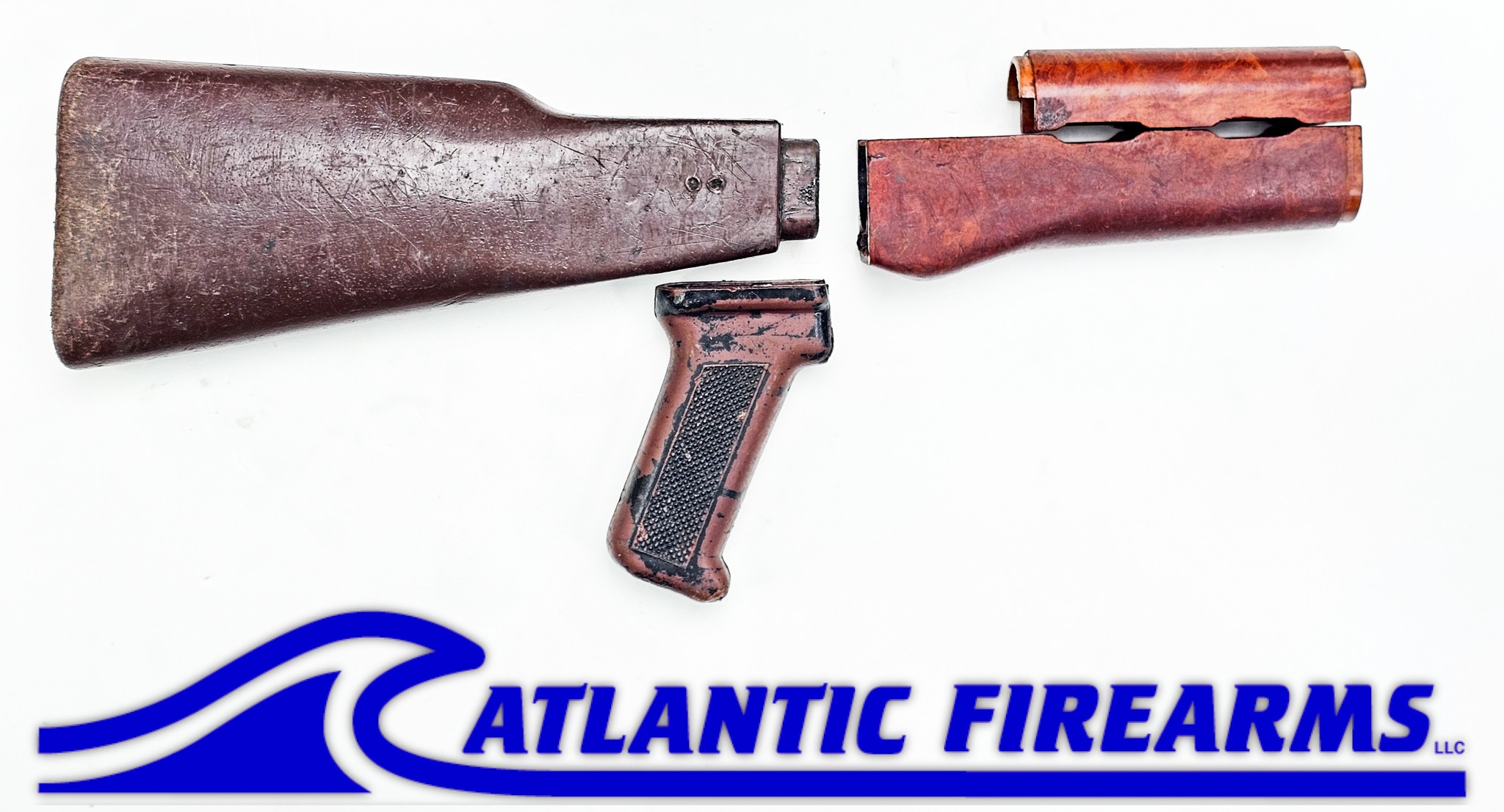 Bulgarian AK-47 Milled Trench Art Stock Set Swastikas - Auction