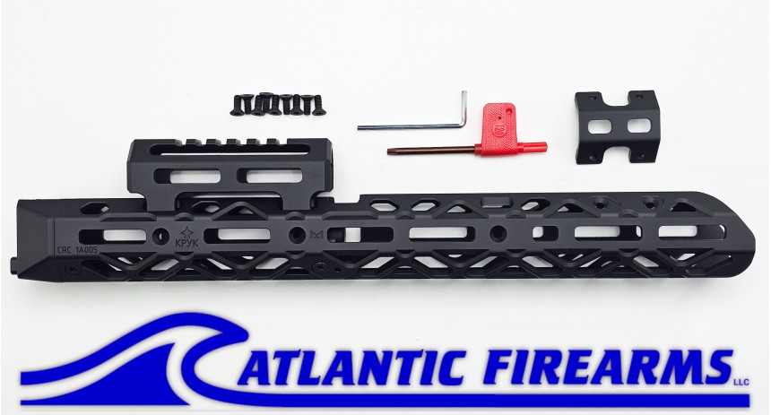 CRC 1A005 Extended Handguard Arsenal Sam Series - Black - KPYK