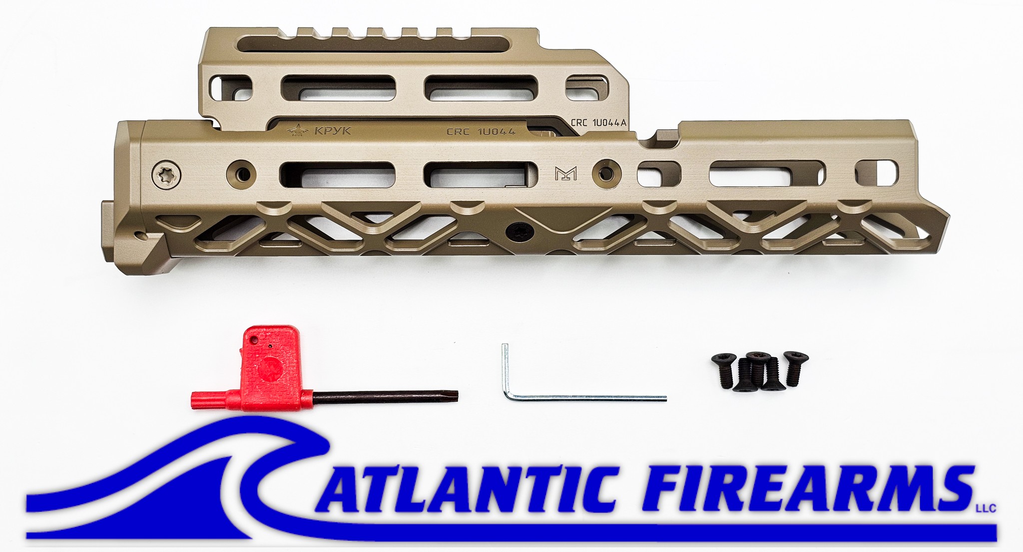 Long M-LOK AKS-74U Handguard W/ Short Cover- Coyote- CRC 1U044A
