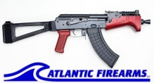 Micro Hellpup Polish Red AK47 Pistol W/ Brace