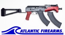 Micro Hellpup Polish Red AK47 Pistol W/ Brace