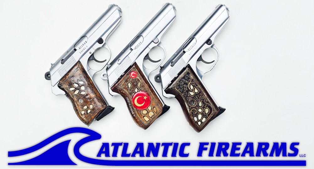 CZ VZOR 70-Silver W/Inlay Wood Grips - AtlanticFirearms.com