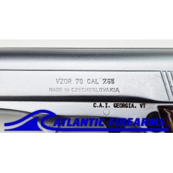 CZ VZOR 70-Silver W/Inlay Wood Grips