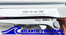 CZ VZOR 70 W/Polished Slide-Various Wood Grips