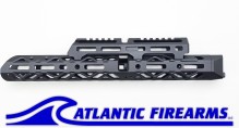 Arsenal Long Handguard W/ Long Gas Tube Cover- Black-  CRC 1A005B